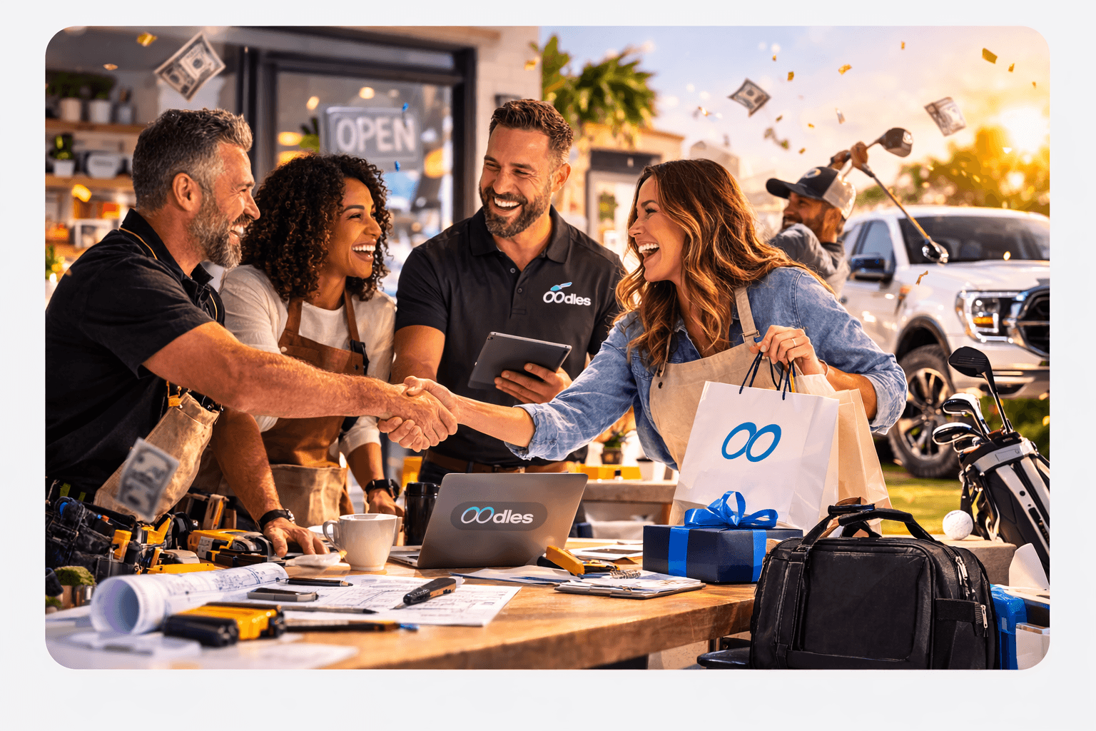 Local businesses participating in OOdles Locals Only prize experiences