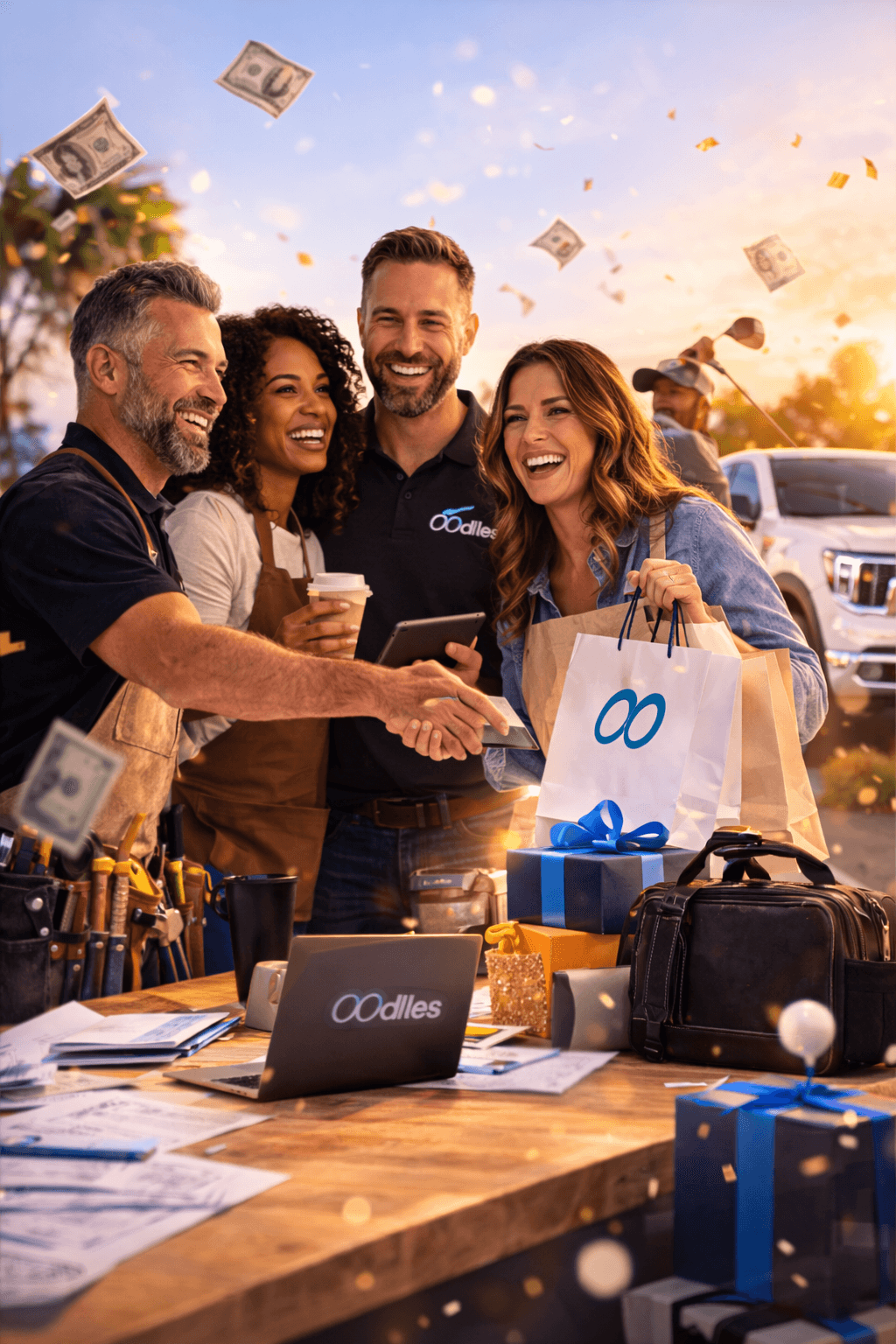 Local businesses and ambassadors participating in OOdles Locals Only