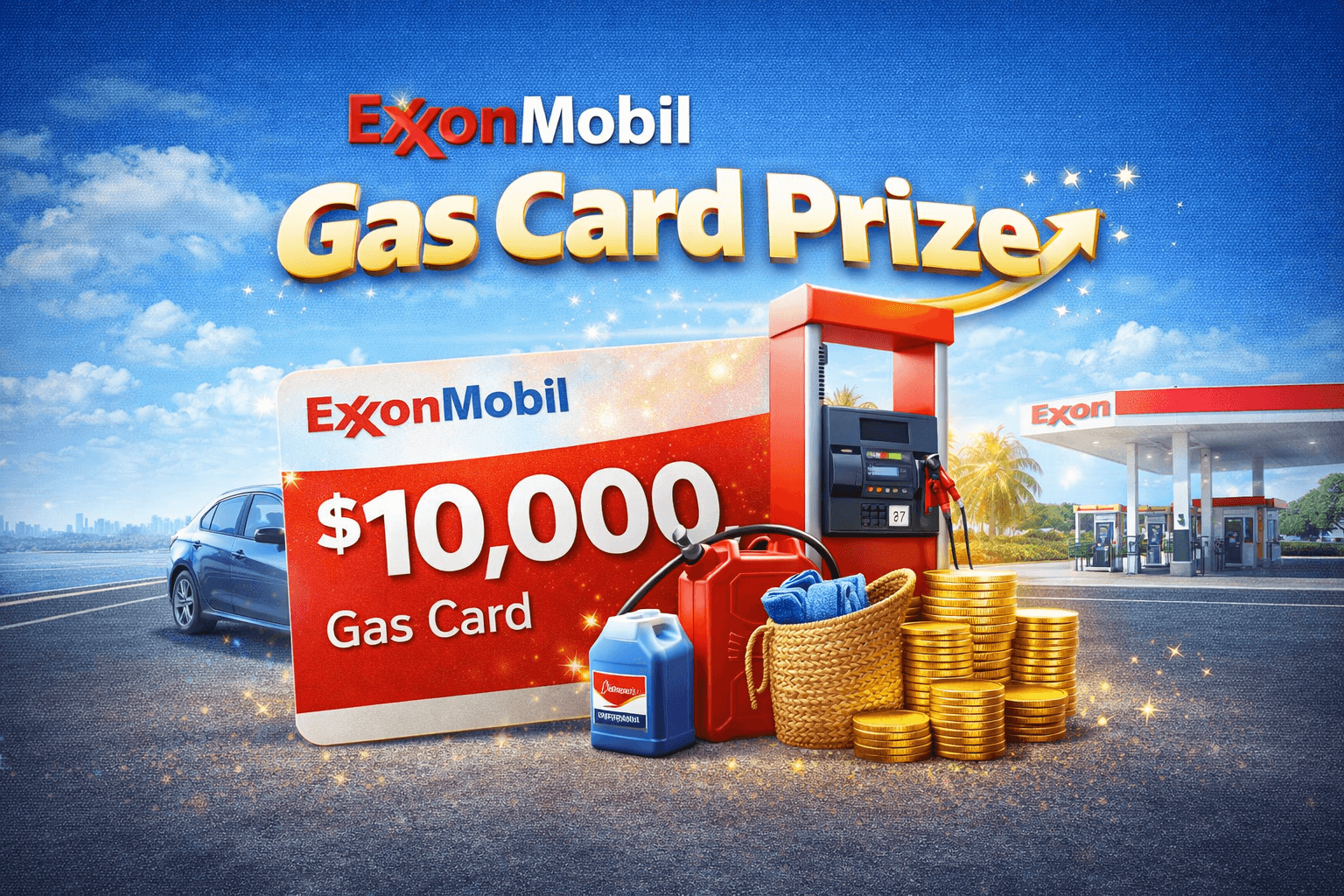 $10,000 Exxon Gas Card