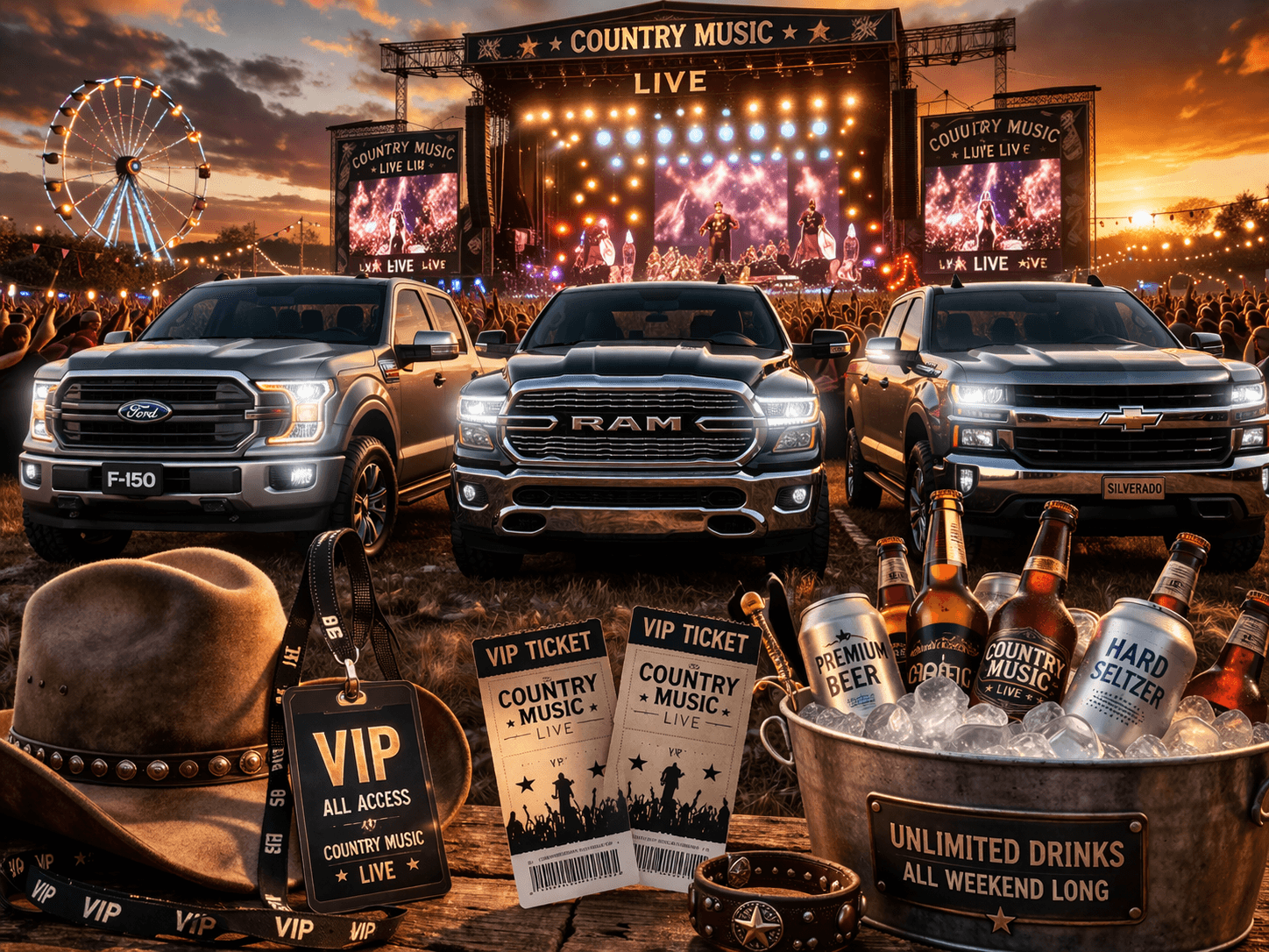 Country Concert Truck Weekend
