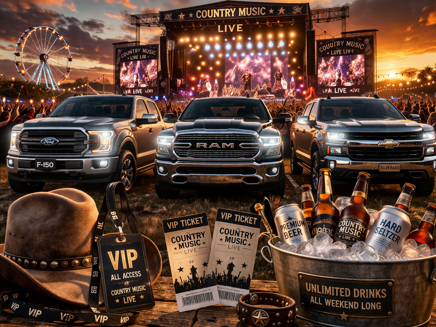 Country Concert Truck Weekend