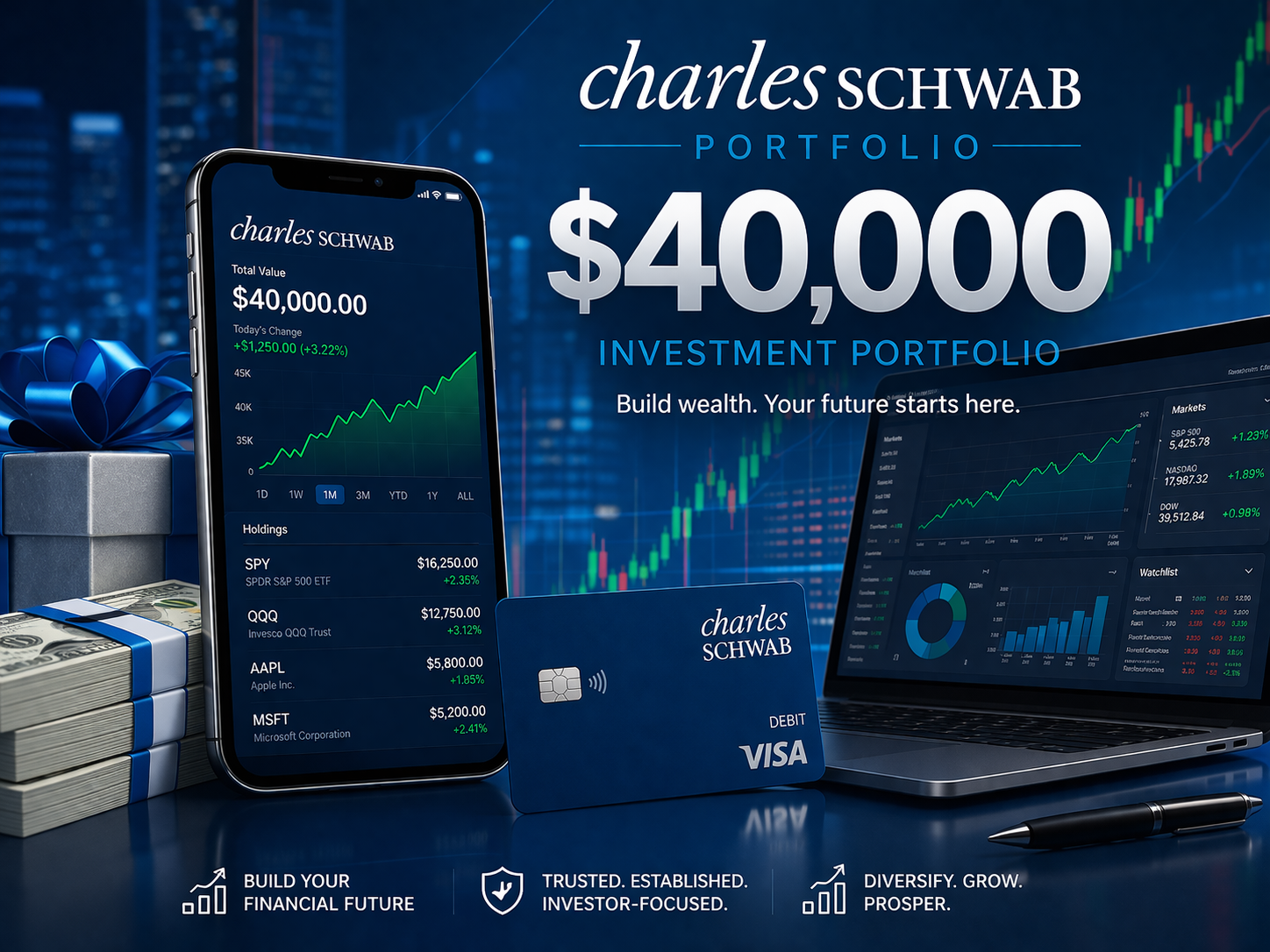 $40,000 Charles Schwab Portfolio