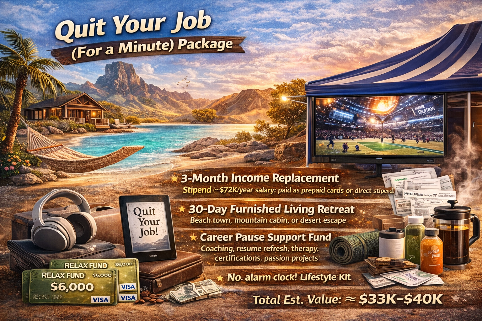 Quit Your Job for a Minute